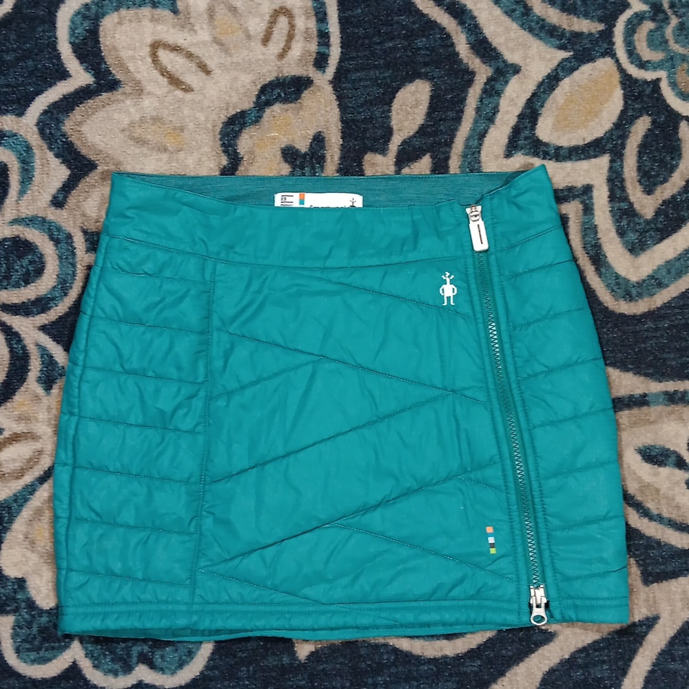 Smartwool smartloft 120 insulated puffer mini skirt womens XS